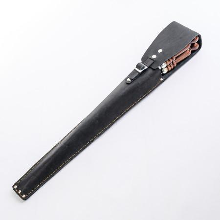 A set of skewers 670*12*3 mm in a black leather case в Балашихе