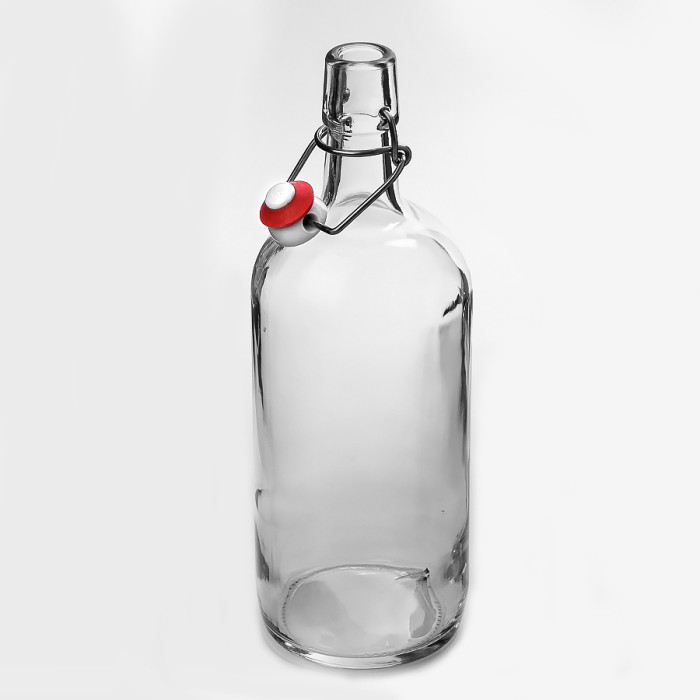 Бутылка бесцветная бугельная 1 литр в Балашихе